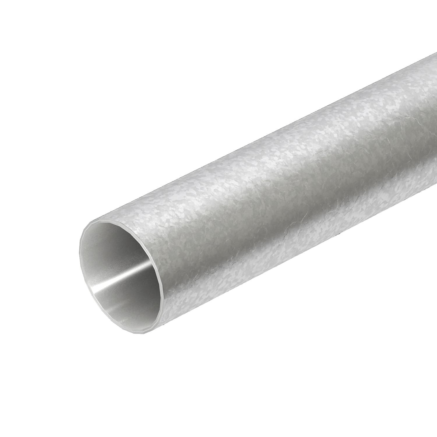 Tubo metálico sem rosca Ø32, 3000mm Aço Galvanizado por imersão a quente após maquinação