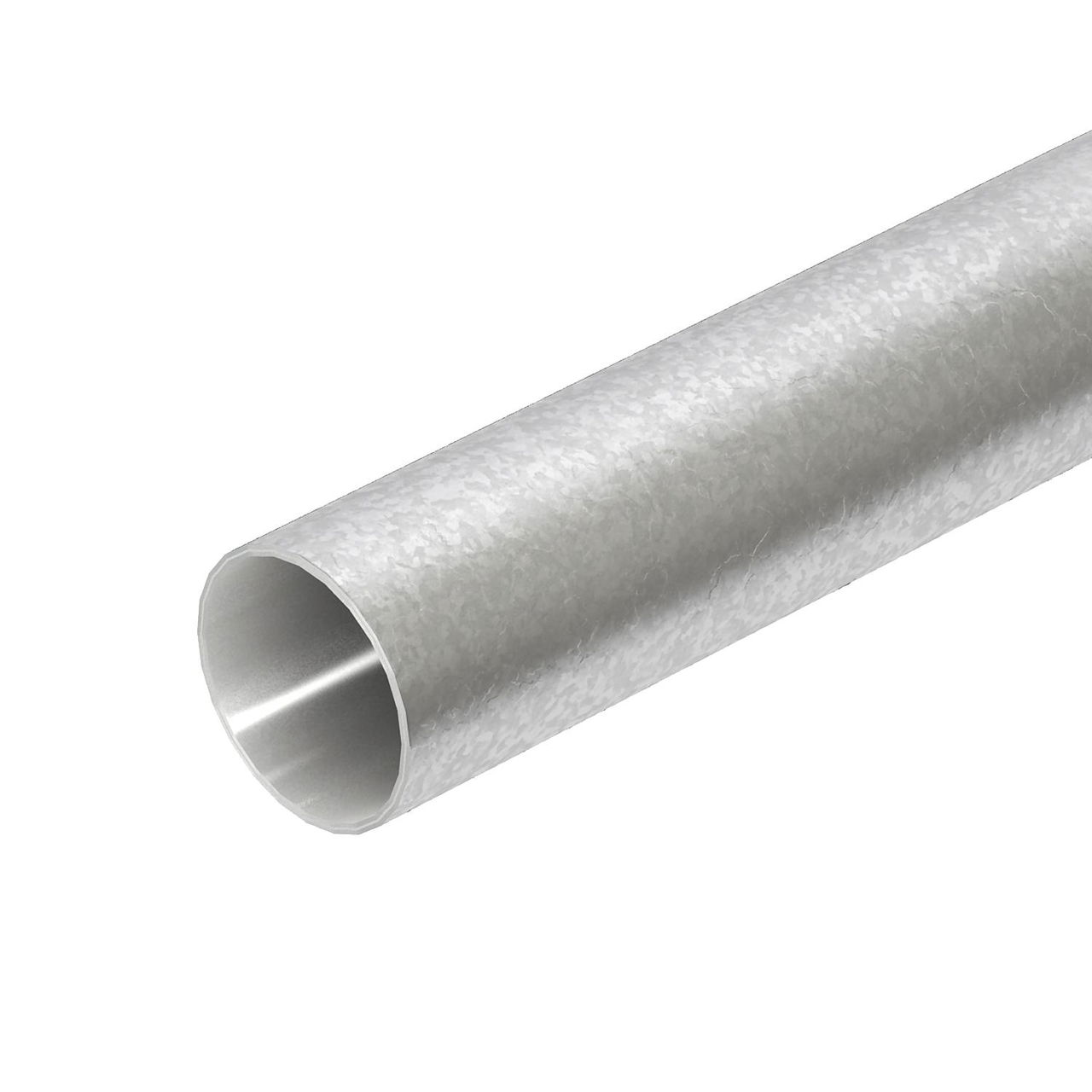 Tubo metálico sem rosca Ø50, 3000mm Aço Galvanizado por imersão a quente após maquinação