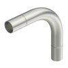Ângulo de aço inox sem rosca Ø40mm Aço inoxidável A4 1.4571 brilhante, pós-tratamento