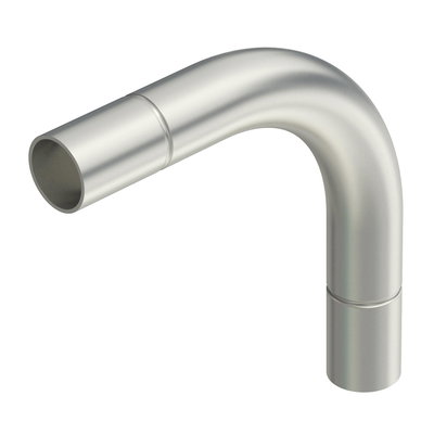Ângulo de aço inox sem rosca Ø50mm Aço inoxidável A4 1.4571 brilhante, pós-tratamento