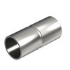 União de aço inox sem rosca Ø16mm Aço inoxidável A4 1.4571 brilhante, pós-tratamento