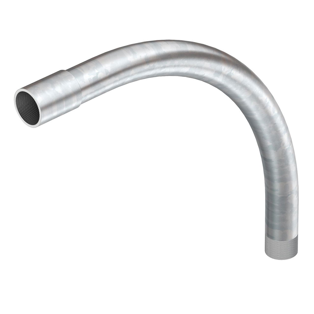 Ângulo metálico 90º com rosca M25x1,5 Aço eletrogalvanizado