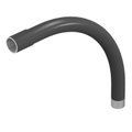 Ângulo metálico 90º com rosca M16x1,5 Aço PES50 - Poliéster/Epóxido preto RAL 9005