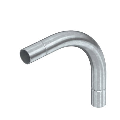 Ângulo metálico 90º sem rosca Ø20mm Aço Galvanizado por imersão a quente após maquinação