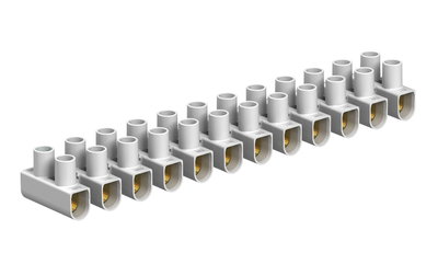 Régua de junção 10,0mm² Polipropileno branco