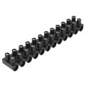 Terminal strip 10mm² Polipropileno preto