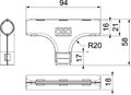 Derivação em T Quick-Pipe M16 Polipropileno cinzento claro RAL 7035