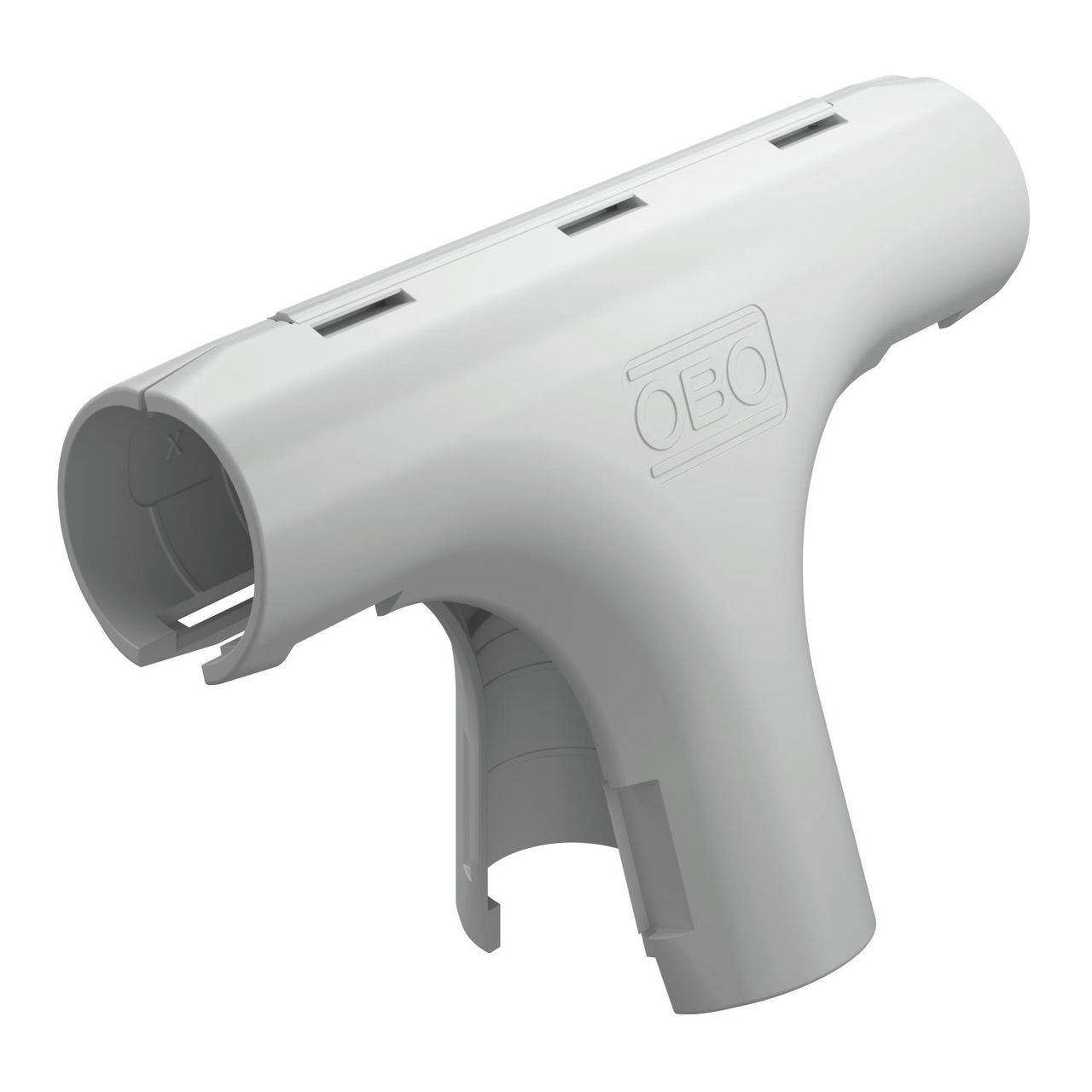 Derivação em T Quick-Pipe M20 Polipropileno cinzento claro RAL 7035