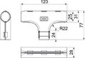 Derivação em T Quick-Pipe M25 Polipropileno cinzento claro RAL 7035