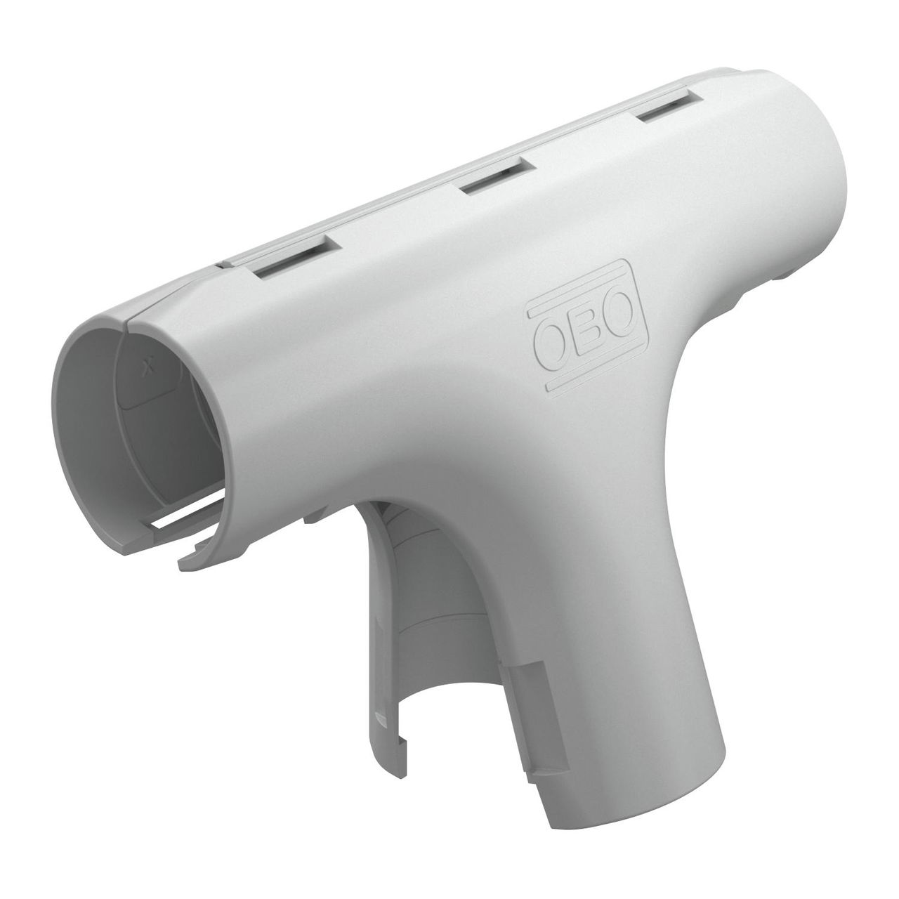 Derivação em T Quick-Pipe M25 Polipropileno cinzento claro RAL 7035