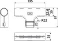 Derivação em T Quick-Pipe M32 Polipropileno cinzento claro RAL 7035