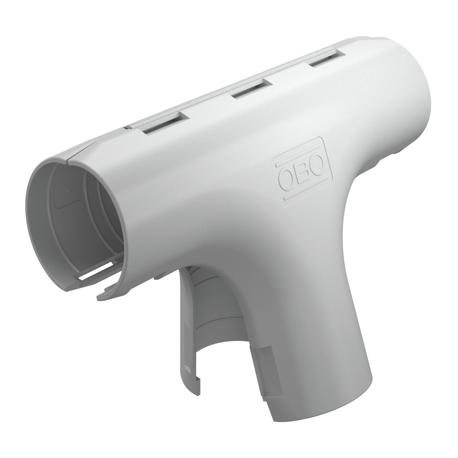 Derivação em T Quick-Pipe M32 Polipropileno cinzento claro RAL 7035