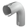 Ângulo de 90° Quick-Pipe M32 Polipropileno cinzento claro RAL 7035