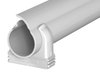Conjunto Quick-Pipe Quick-Pipe+Abraçadeira Quick M25 Policloreto de vinilo cinzento claro RAL 7035