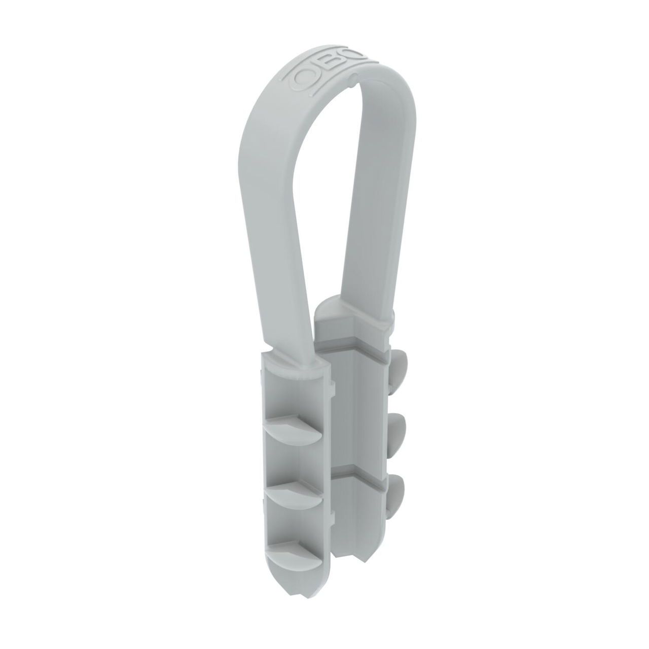 Push-fit plug with loop fastening 41,0x14,0x7,5 Poliamida