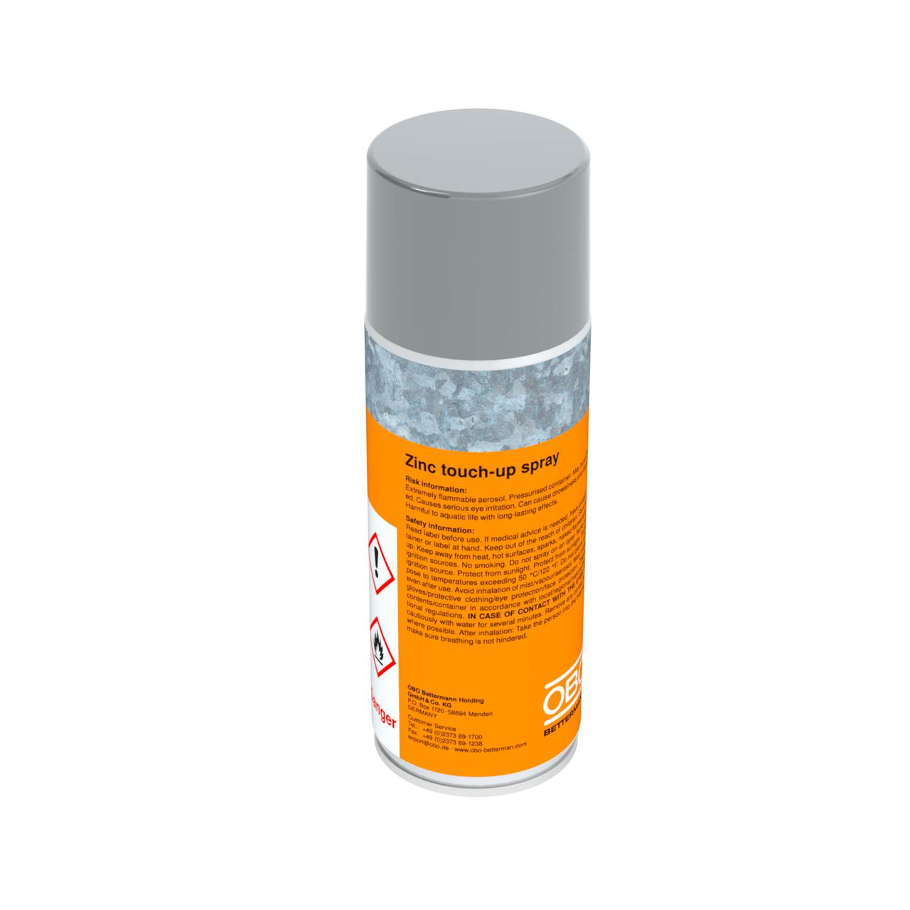 Spray de zinco para reparação 400ml zinco