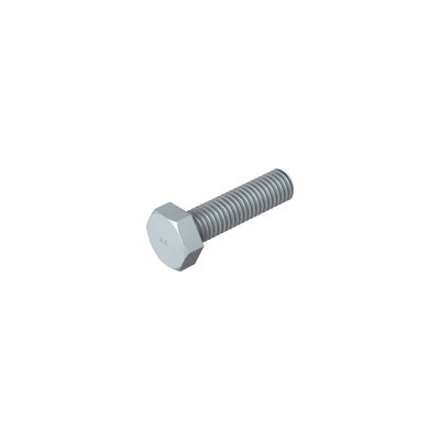 Parafuso sextavado M8x30 Aço Lamela de zinco