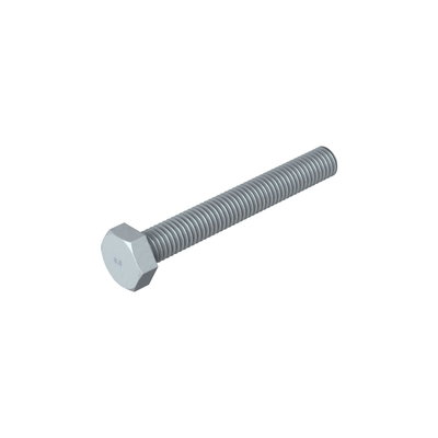 Parafuso sextavado M8x60 Aço Lamela de zinco