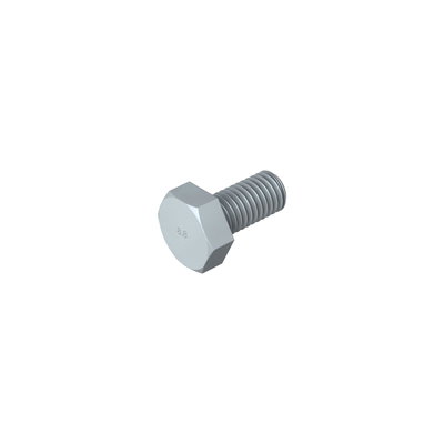 Parafuso sextavado M10x20 Aço Lamela de zinco
