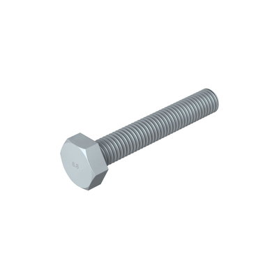 Parafuso sextavado M10x60 Aço Lamela de zinco