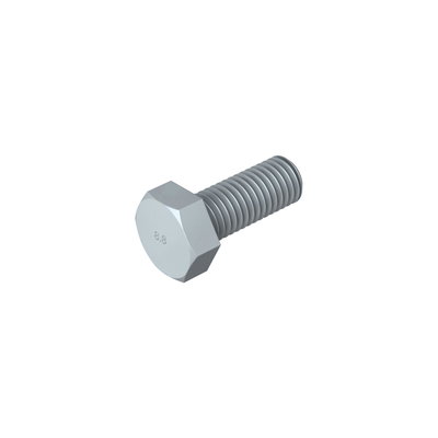 Parafuso sextavado M12x30 Aço Lamela de zinco