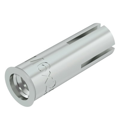 Bucha de ancoragem ES 6x25 Aço eletrogalvanizado zinco