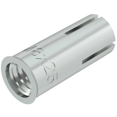 Bucha de ancoragem ES 8x25 Aço eletrogalvanizado zinco