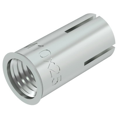 Bucha de ancoragem ES 10x25 Aço eletrogalvanizado zinco