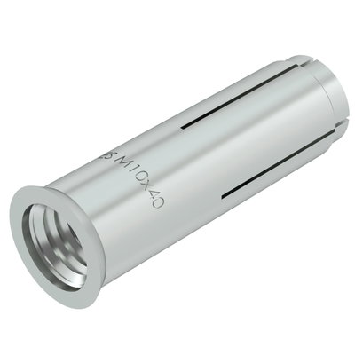 Bucha de ancoragem ES 10x40 Aço eletrogalvanizado zinco