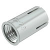 Bucha de ancoragem ES 12x25 Aço eletrogalvanizado zinco