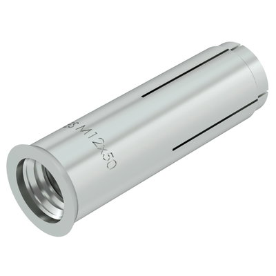 Bucha de ancoragem ES 12x50 Aço eletrogalvanizado zinco
