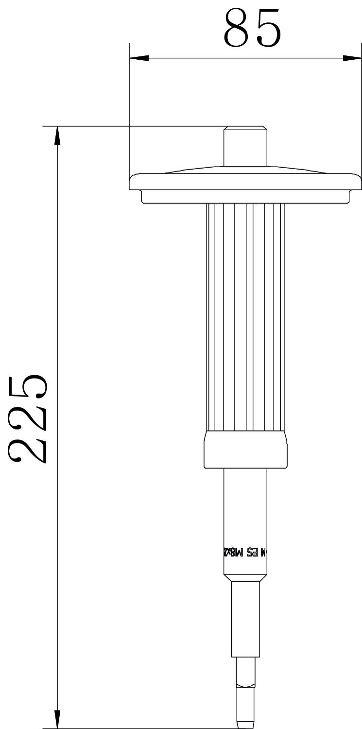 Punção para bucha de ancoragem E e ES 8x25 Aço eletrogalvanizado zinco – Imagem 2 de 3