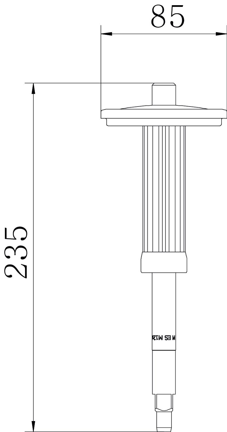 Punção para bucha de ancoragem E e ES 12x25 Aço eletrogalvanizado zinco – Imagem 2 de 3