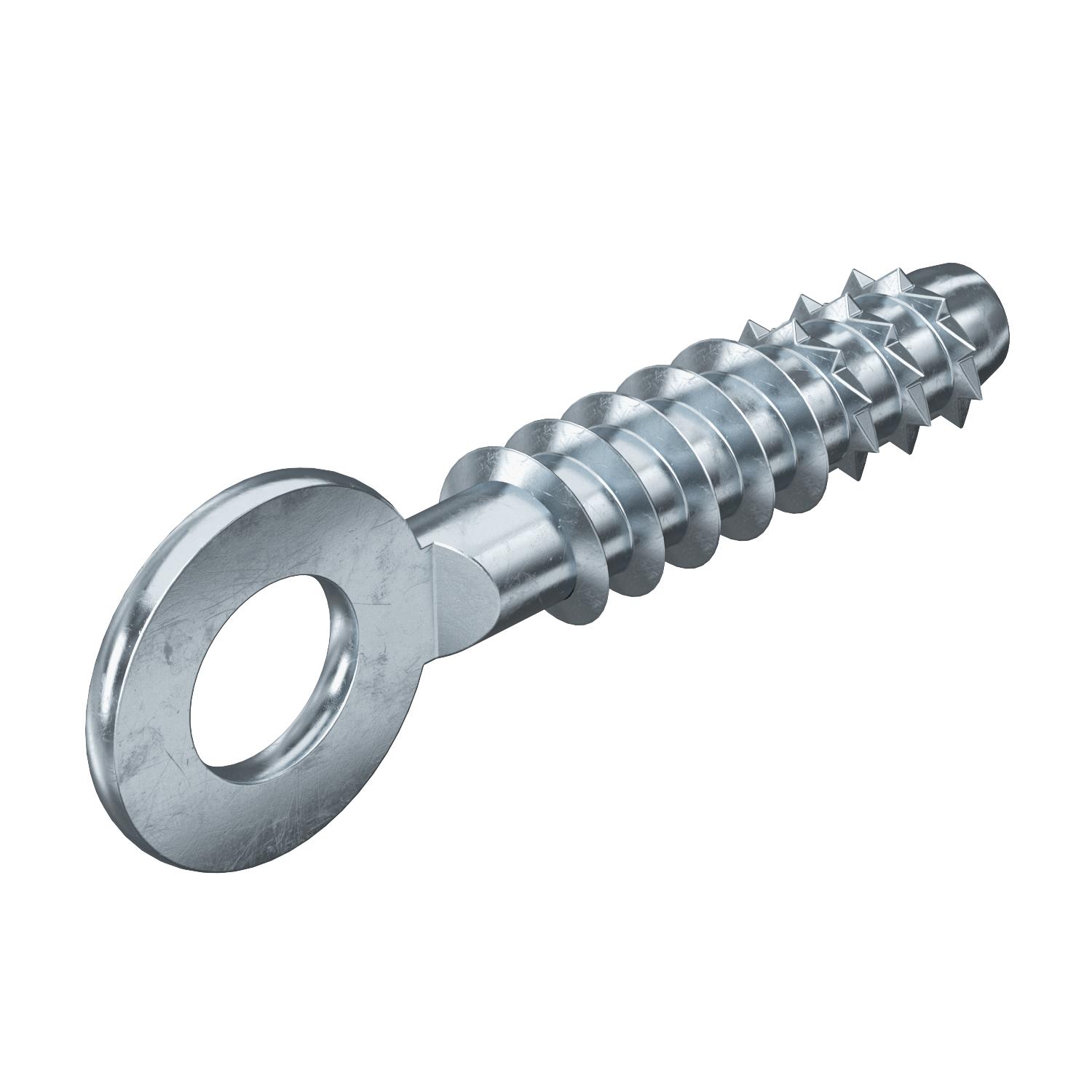 Parafuso com olhal com ferramenta de configuração 6x40 Aço galvanizado zinco
