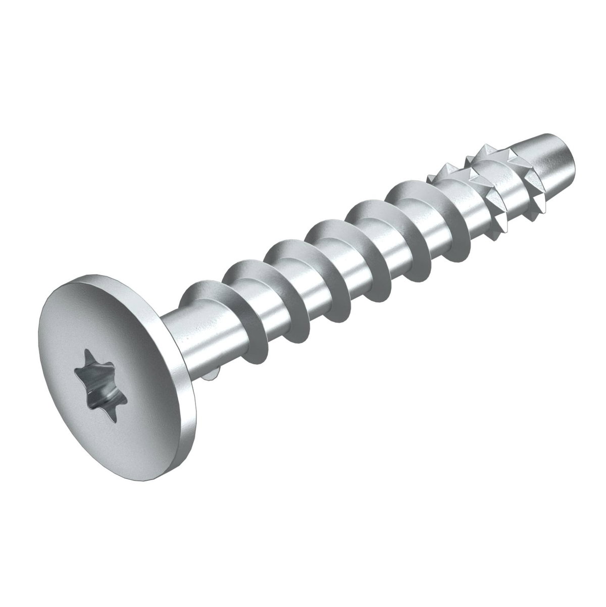 Parafuso de ancoragem com cabeça achatada Panhead 7,5x60 Aço galvanizado zinco