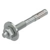 Wedge anchor BZ3 with large washer M8x75 Aço eletrogalvanizado zinco