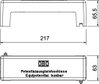 Tampa para barra equipotencial 188mm Poliestireno cinzento