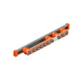 Barra equipotencial BigBar / 5 +1 conexões CU 5+1 x M10 Cobre