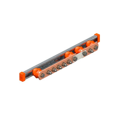 Barra equipotencial BigBar / 5 +1 conexões CU 5+1 x M10 Cobre