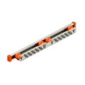 Barra equipotencial BigBar / 5 +5 conexões VA 5+5 x M10 Aço inoxidável, livre de ferrugem A2 1.4301