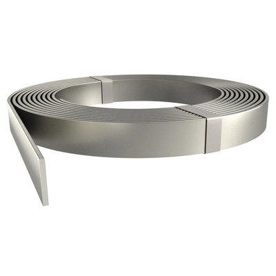 Fita de aço Rolo de 50m e 41kg 30x3,5mm Aço inoxidável, livre de ferrugem A2 1.4301