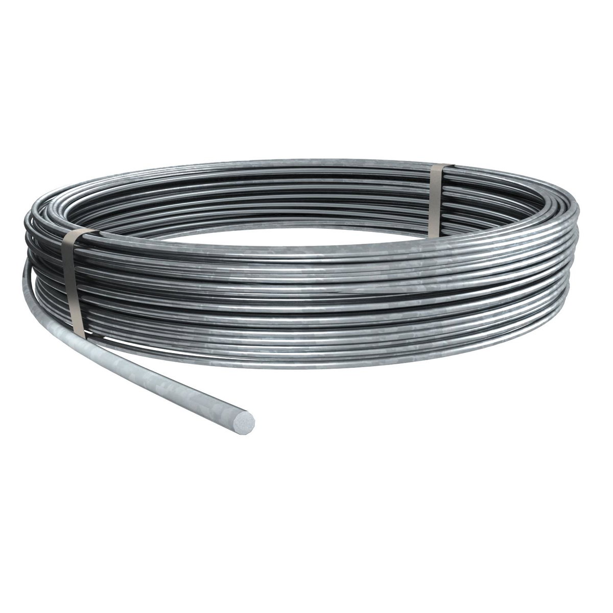 Cabo de terras Rolo 125m 8mm Aço Galvanizado por imersão a quente após maquinação