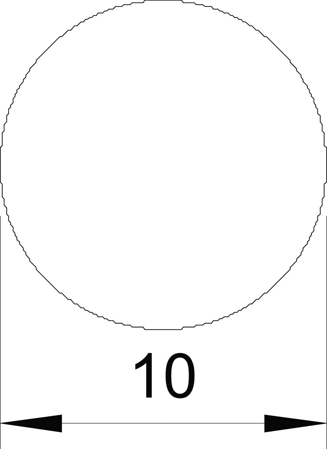 Cabo de terras Rolo 95m 10mm Alumínio – Imagem 2 de 3