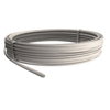 Cabo de terras revestimento sem halogênio 8mm Alumínio branco creme RAL 9001