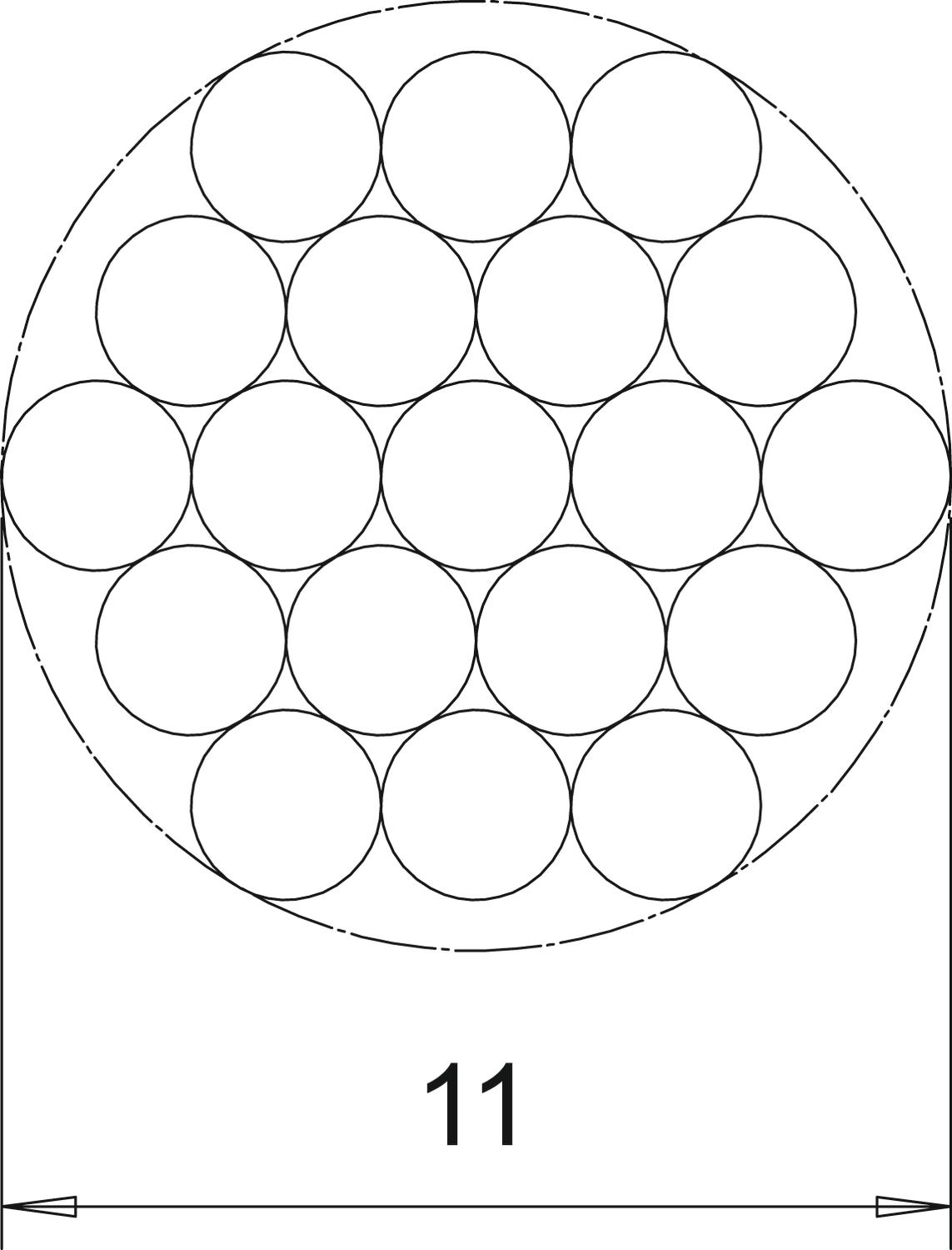 Cabo de cobre Rolo 50m 19x2,1mm Cobre – Imagem 2 de 3