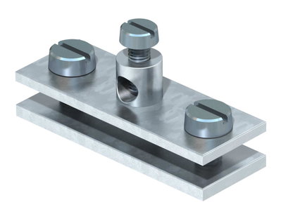 Abraçadeira de terra 55mm Aço eletrogalvanizado