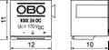 Lightning barrier 24 V DC 24V