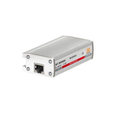 Net Defender proteção básica para Classe E/CAT6 65V Alumínio cinzento prateado RAL 7001
