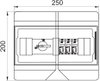 Caixa completa 2 FV-String com seccionador 1000V DC cinzento claro RAL 7035