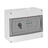 Caixa completa 2 FV-String com seccionador 1000V DC cinzento claro RAL 7035